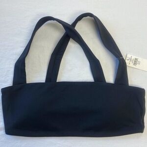 NWT OFFLINE by Aerie Real Me Xtra Square Neck Sports Bra - True Black - XS